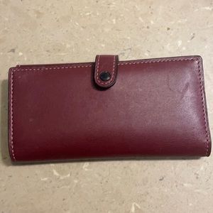 coach tri fold wallet